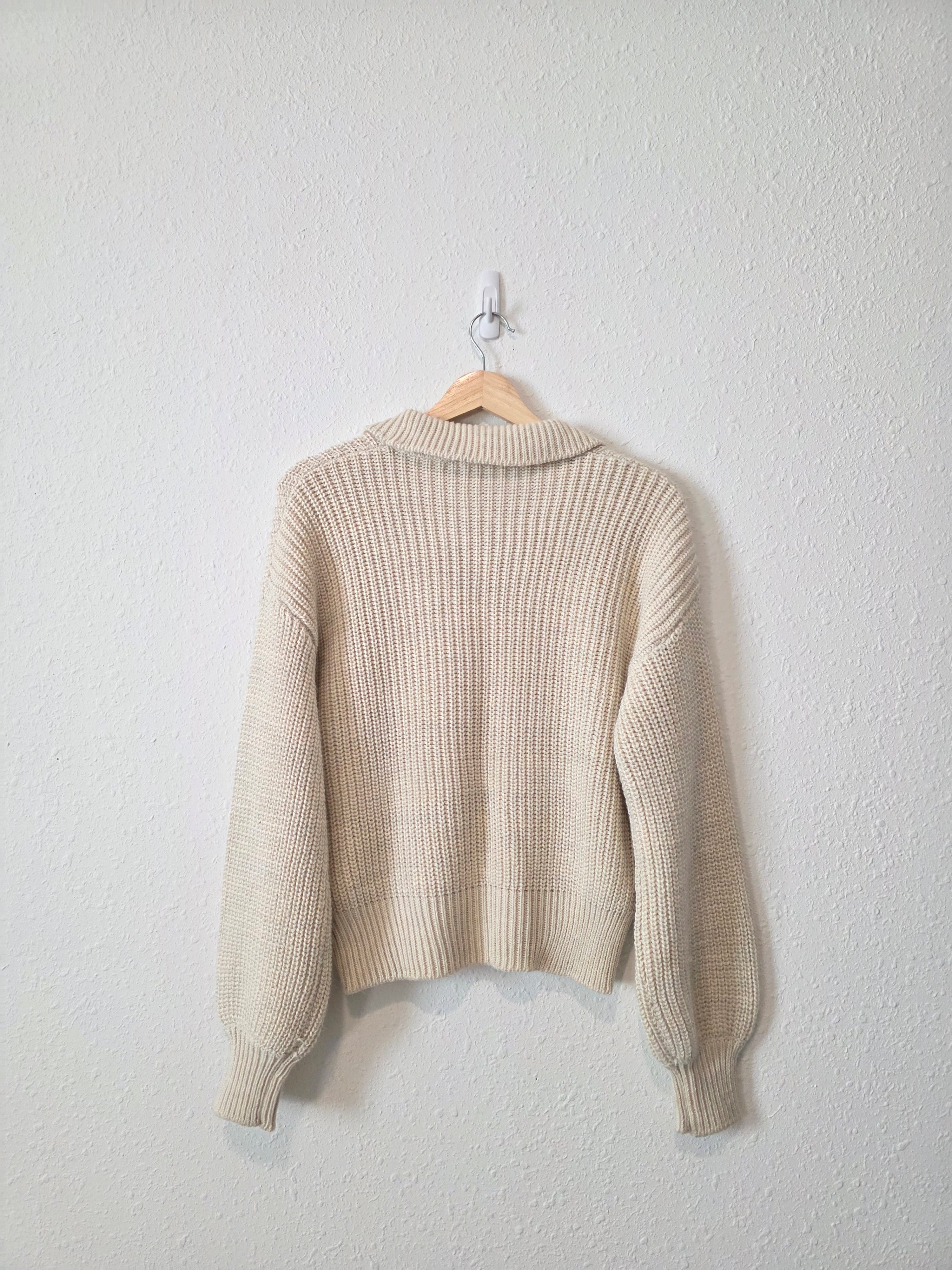 BB Dakota Chunky Henley Sweater (XS)