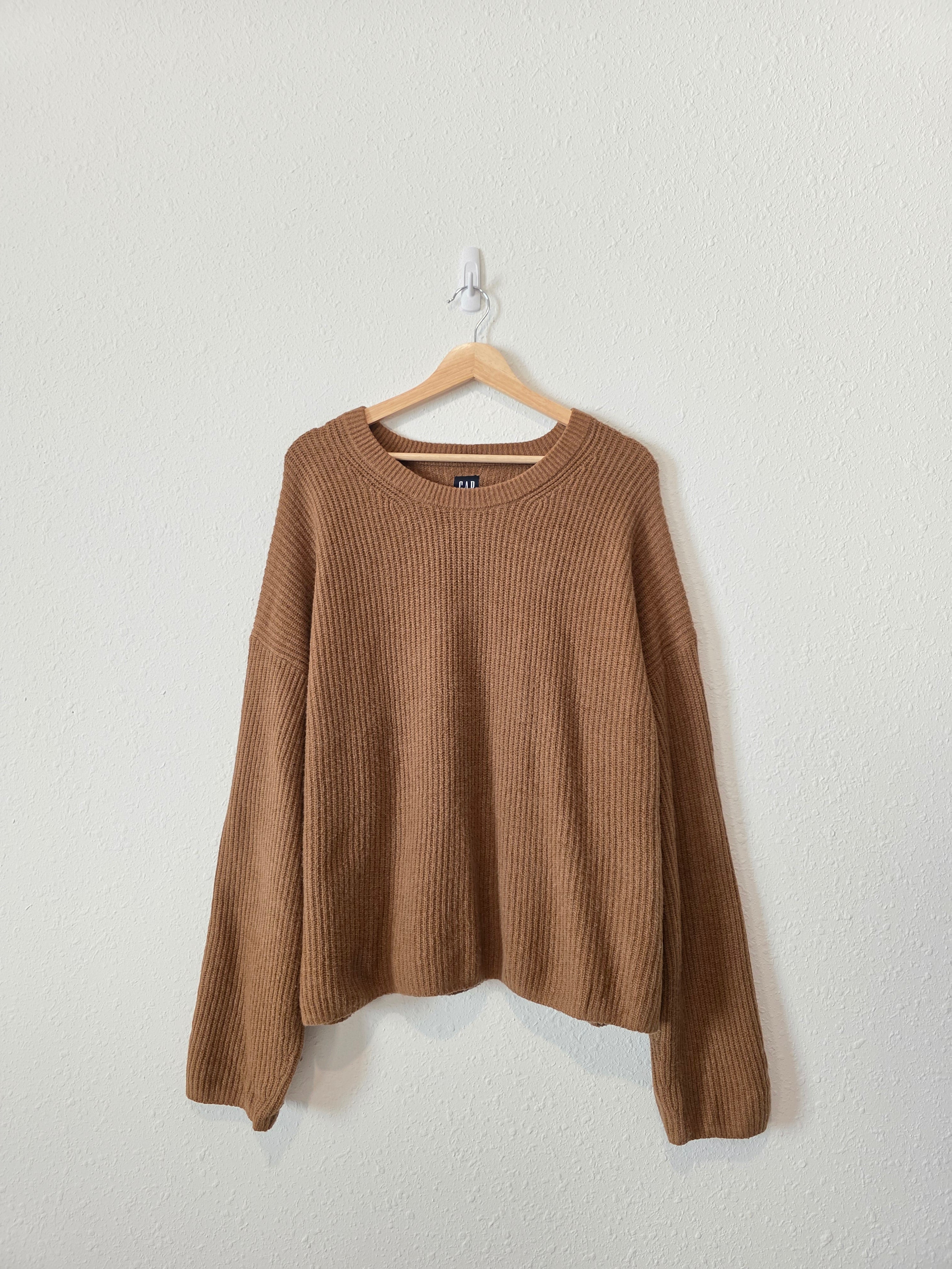Gap Cocoa Brown Knit Sweater (L)