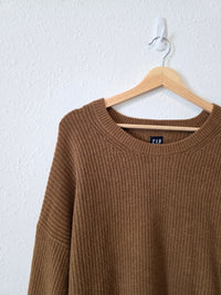 Gap Cocoa Brown Knit Sweater (L)