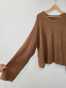 Gap Cocoa Brown Knit Sweater (L)