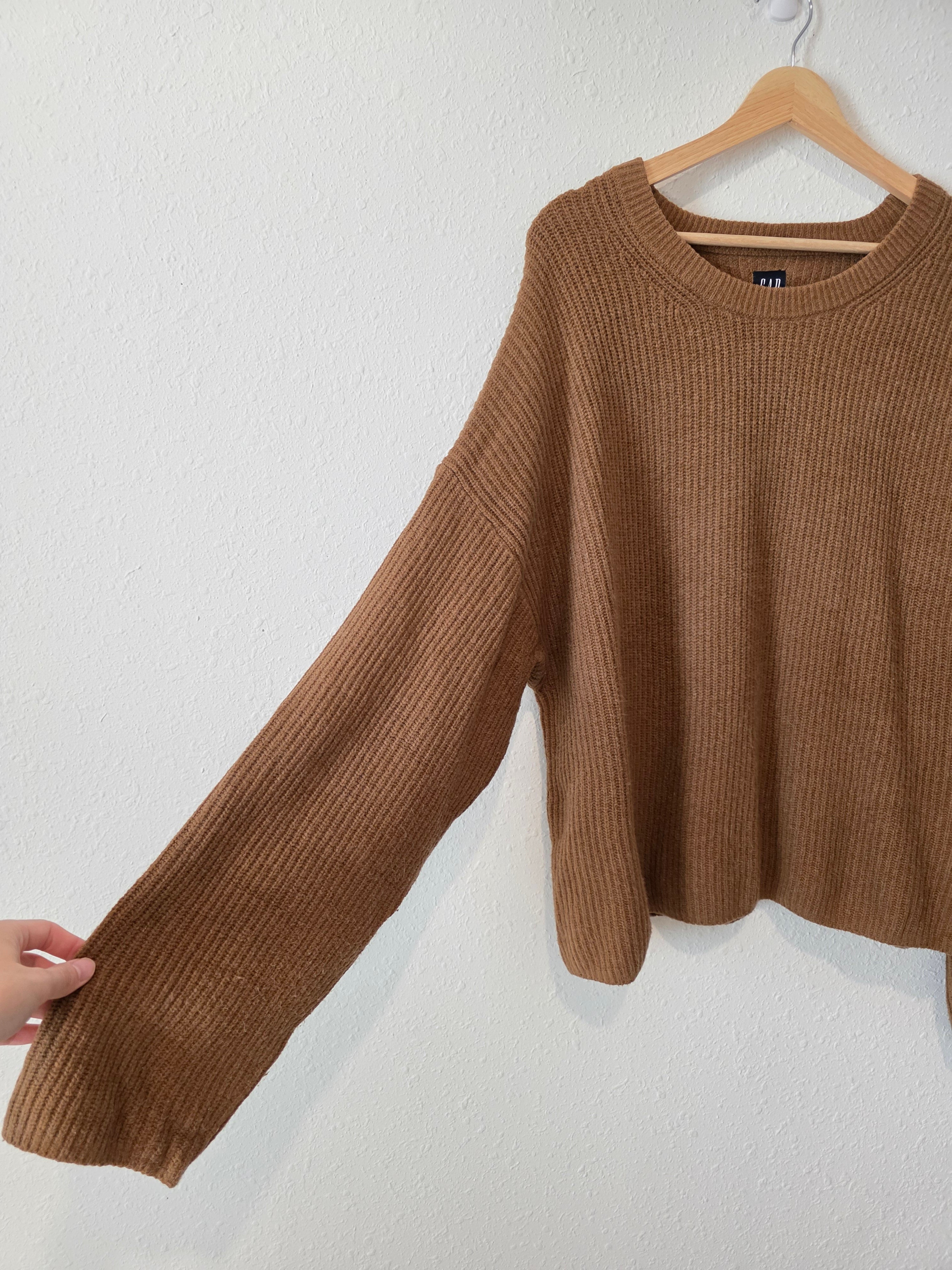 Gap Cocoa Brown Knit Sweater (L)