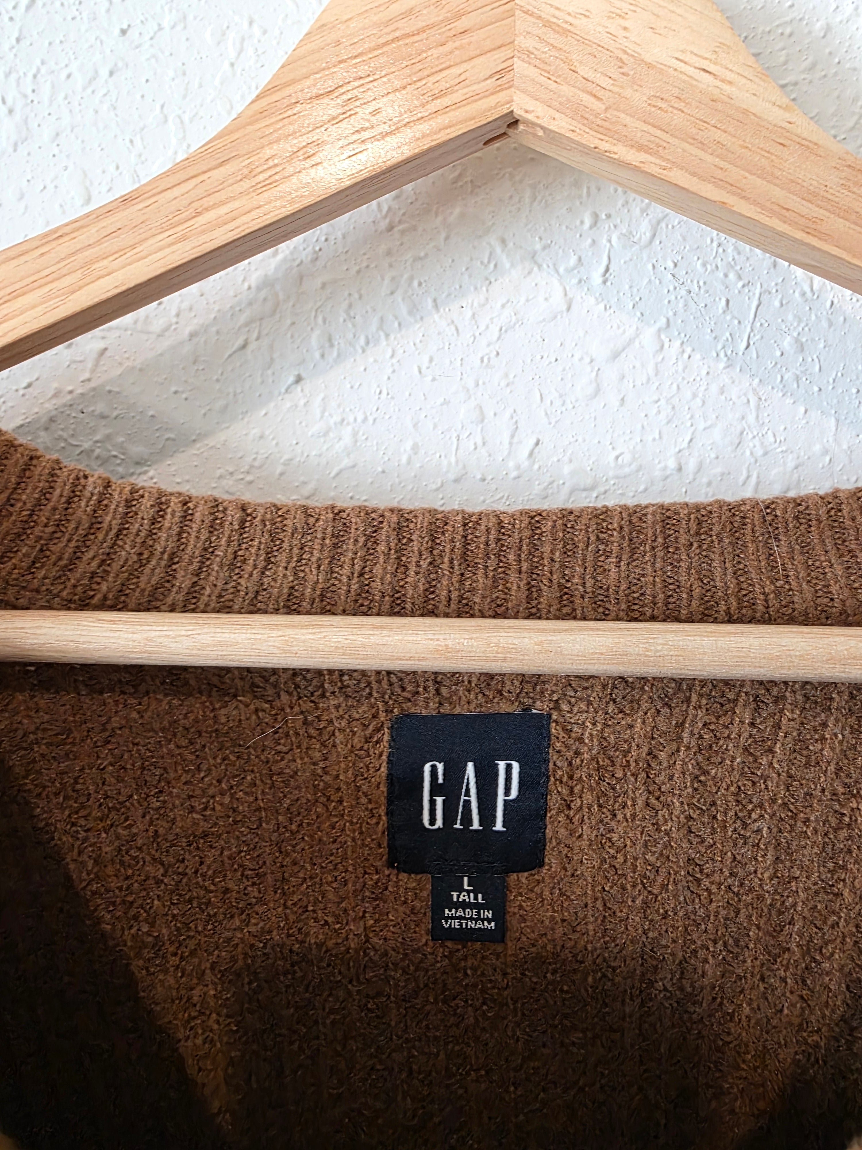 Gap Cocoa Brown Knit Sweater (L)