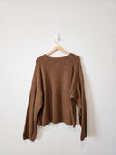 Gap Cocoa Brown Knit Sweater (L)