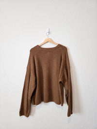 Gap Cocoa Brown Knit Sweater (L)