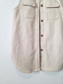 Love Tree Long Button Up Vest (M)