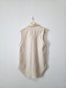 Love Tree Long Button Up Vest (M)