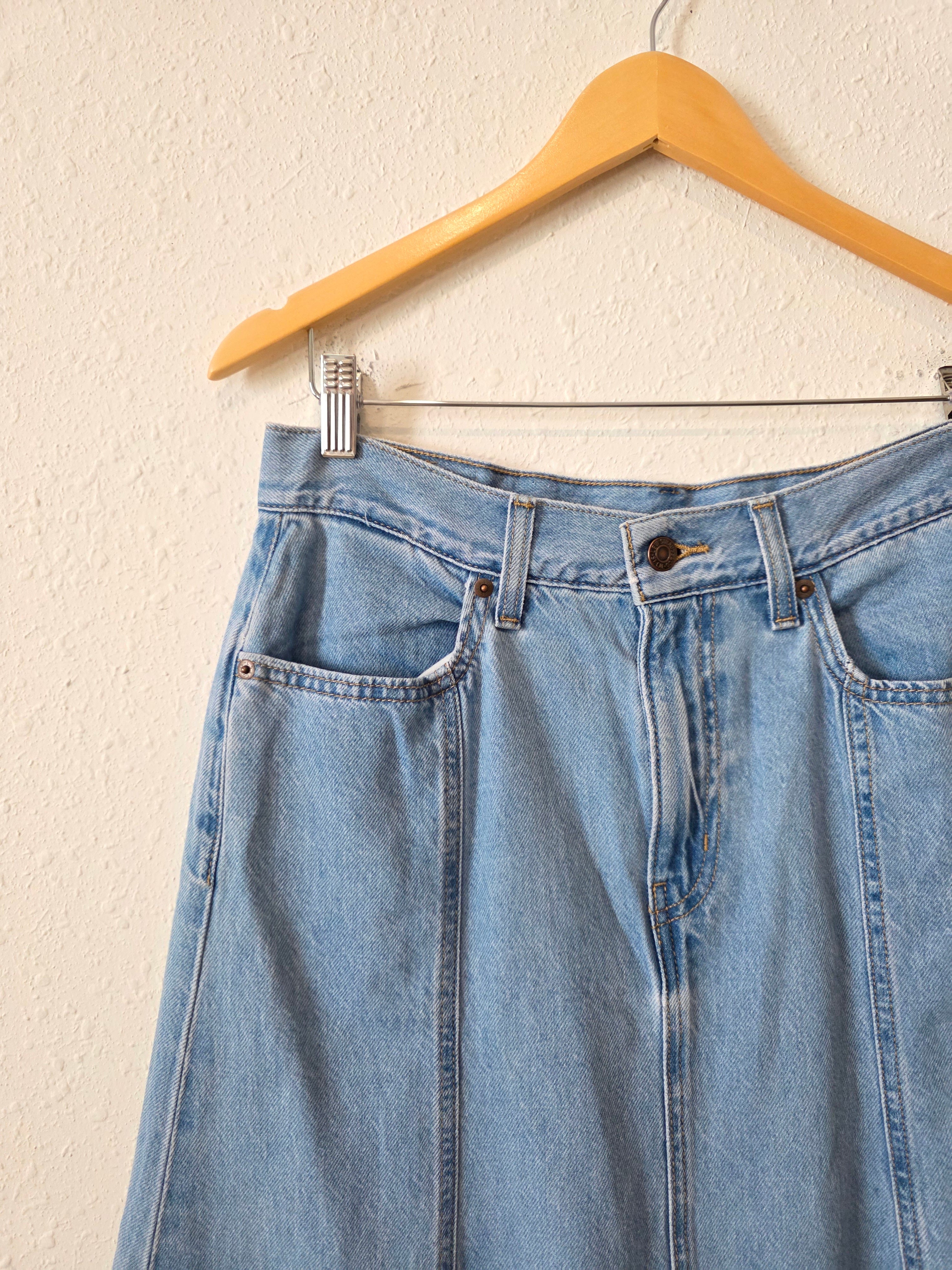 Levi's Denim Midi Skirt (29)