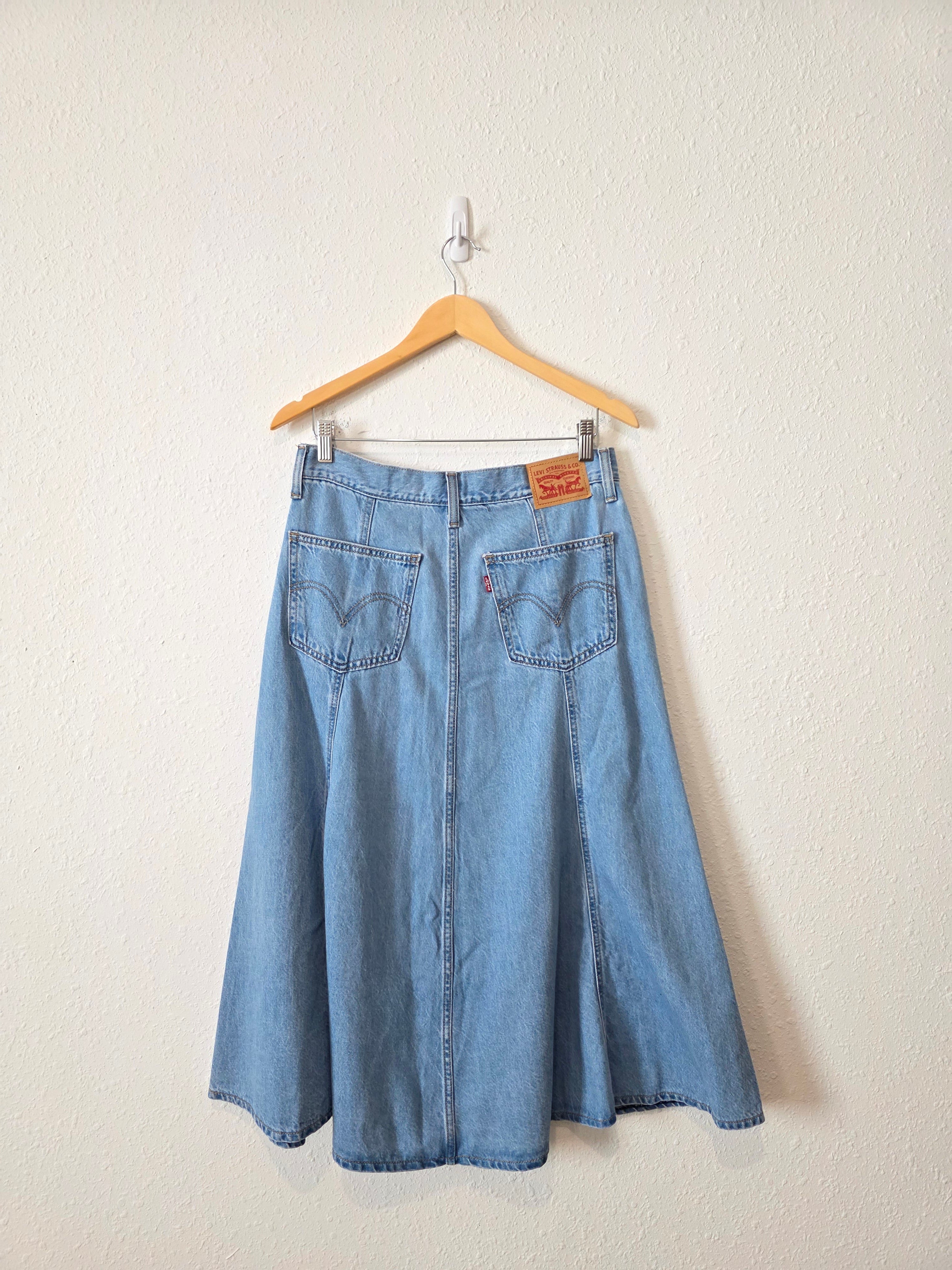 Levi's Denim Midi Skirt (29)