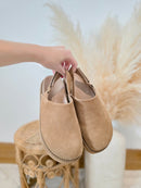Steve Madden Leather Platform Clogs (7.5)