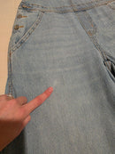 Baggy Wide Leg Denim Overalls (4)