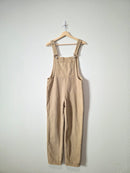 Neutral Cotton Denim Overalls (S)