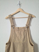 Neutral Cotton Denim Overalls (S)
