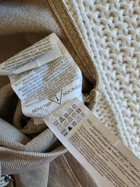 Neutral Cotton Denim Overalls (S)