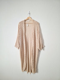 NEW Crochet Knit Cardigan (2X)
