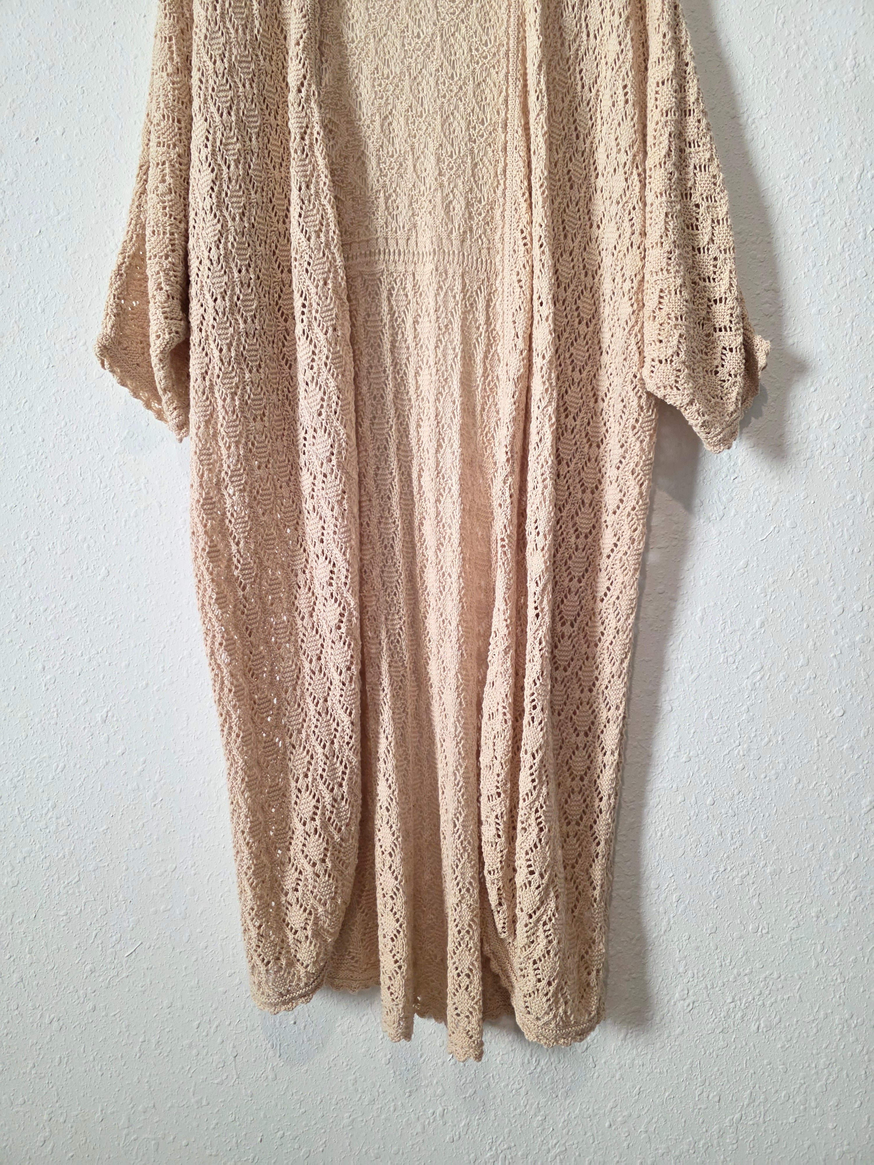 NEW Crochet Knit Cardigan (2X)