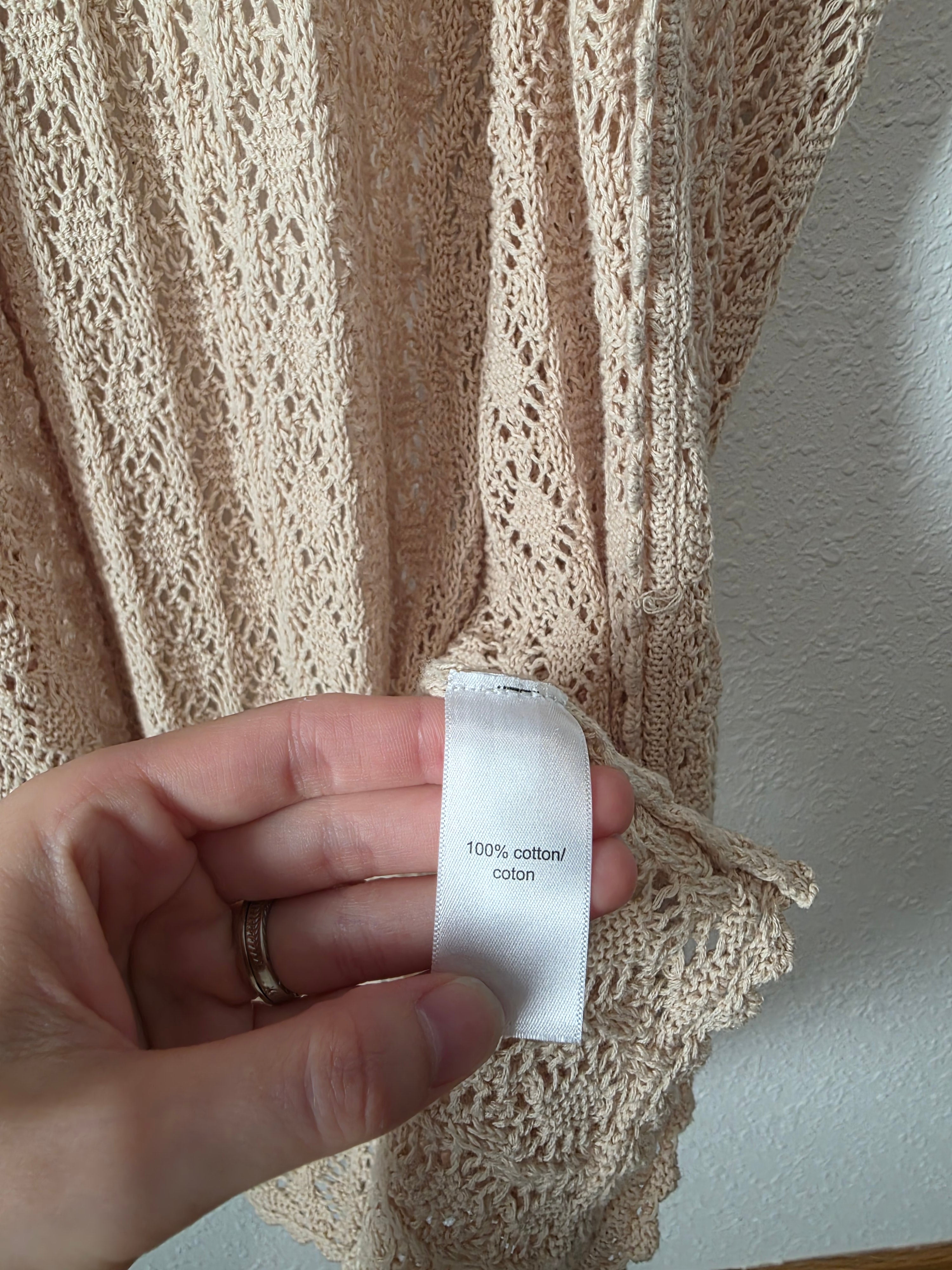 NEW Crochet Knit Cardigan (2X)