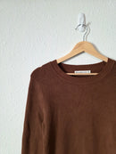 Abercrombie Brown Ribbed Top (M)