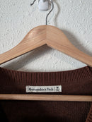 Abercrombie Brown Ribbed Top (M)