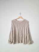 Grade & Gather Chunky Cotton Sweater (S)