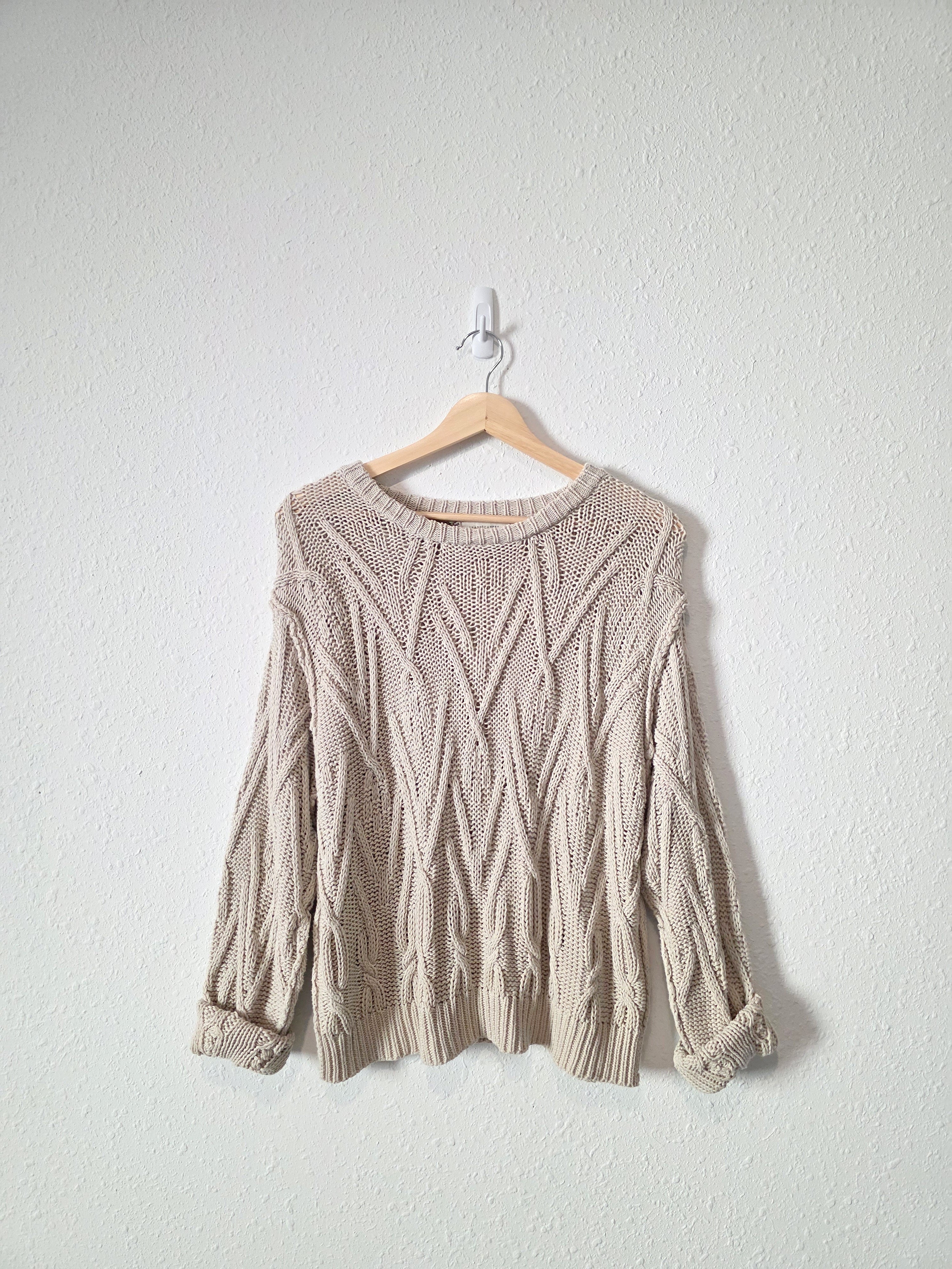 Grade & Gather Chunky Cotton Sweater (S)