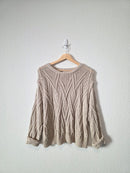 Grade & Gather Chunky Cotton Sweater (S)