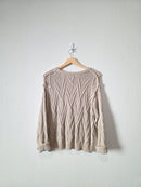 Grade & Gather Chunky Cotton Sweater (S)