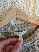 Grade & Gather Chunky Cotton Sweater (S)