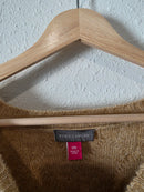 Neutral Cable Knit Sweater (XXL)
