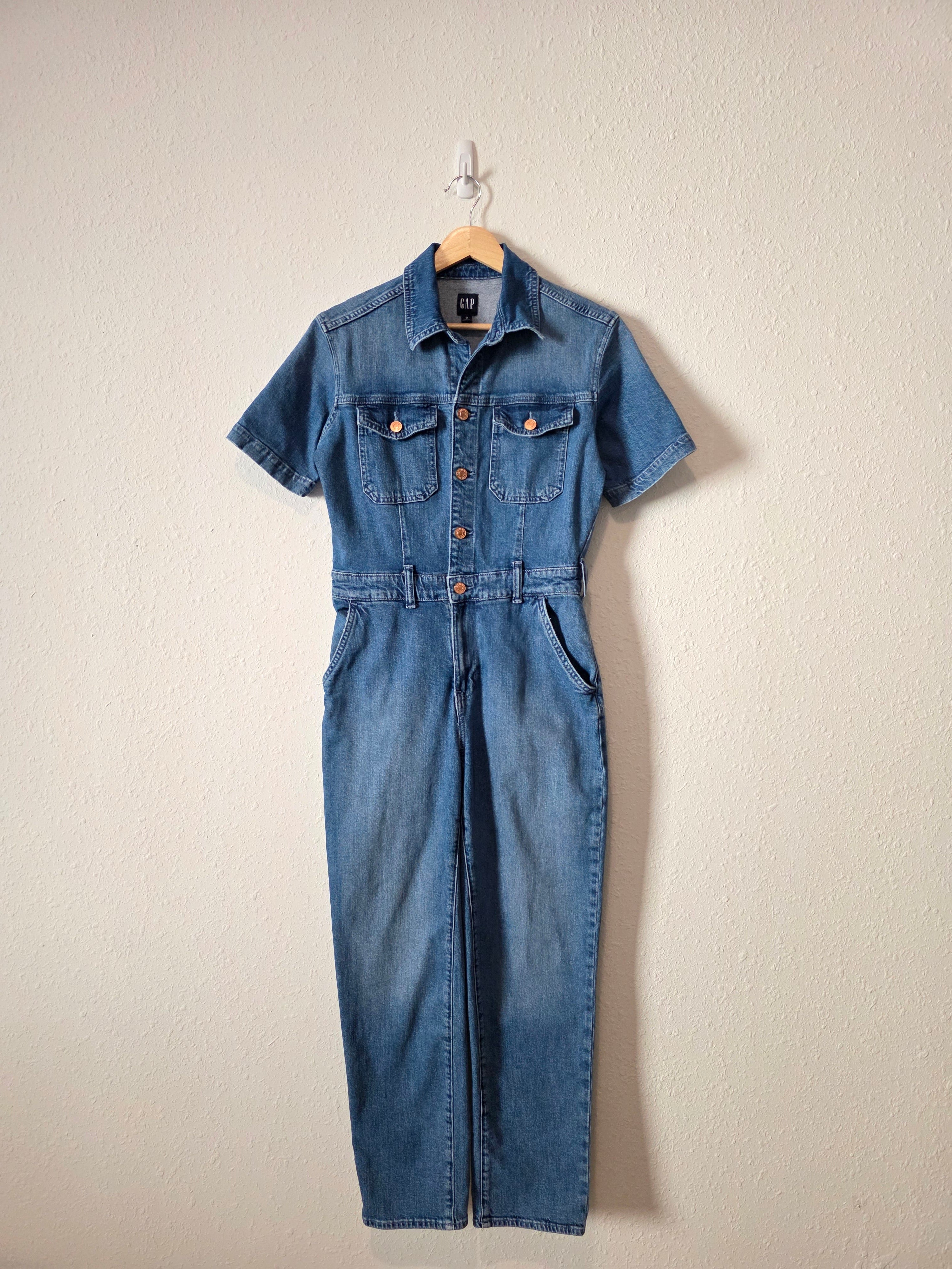Gap Straight Denim Jumpsuit (0)