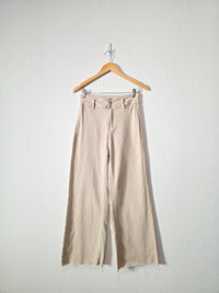 Neutral Wide Leg Jeans (M)