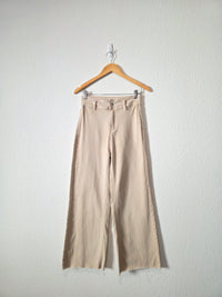 Neutral Wide Leg Jeans (M)
