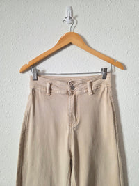 Neutral Wide Leg Jeans (M)