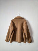 Camel Brown Sherpa Fleece Jacket (XL)
