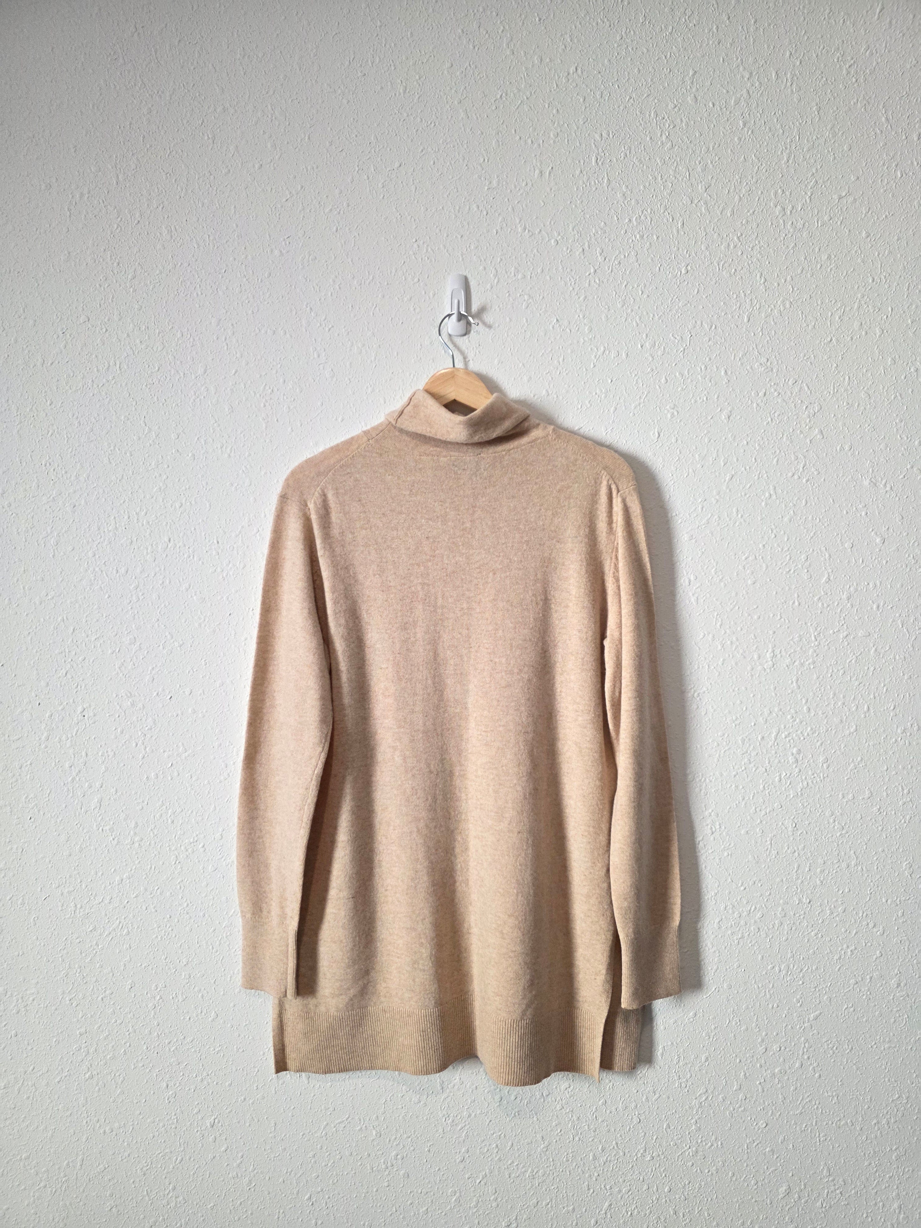 Wool Blend Turtleneck Sweater (M)