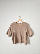 Madewell Button Back Ribbed Top (XS)