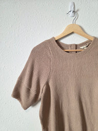 Madewell Button Back Ribbed Top (XS)