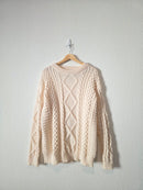 Aelfric Eden Chunky Cable Knit Sweater (L)