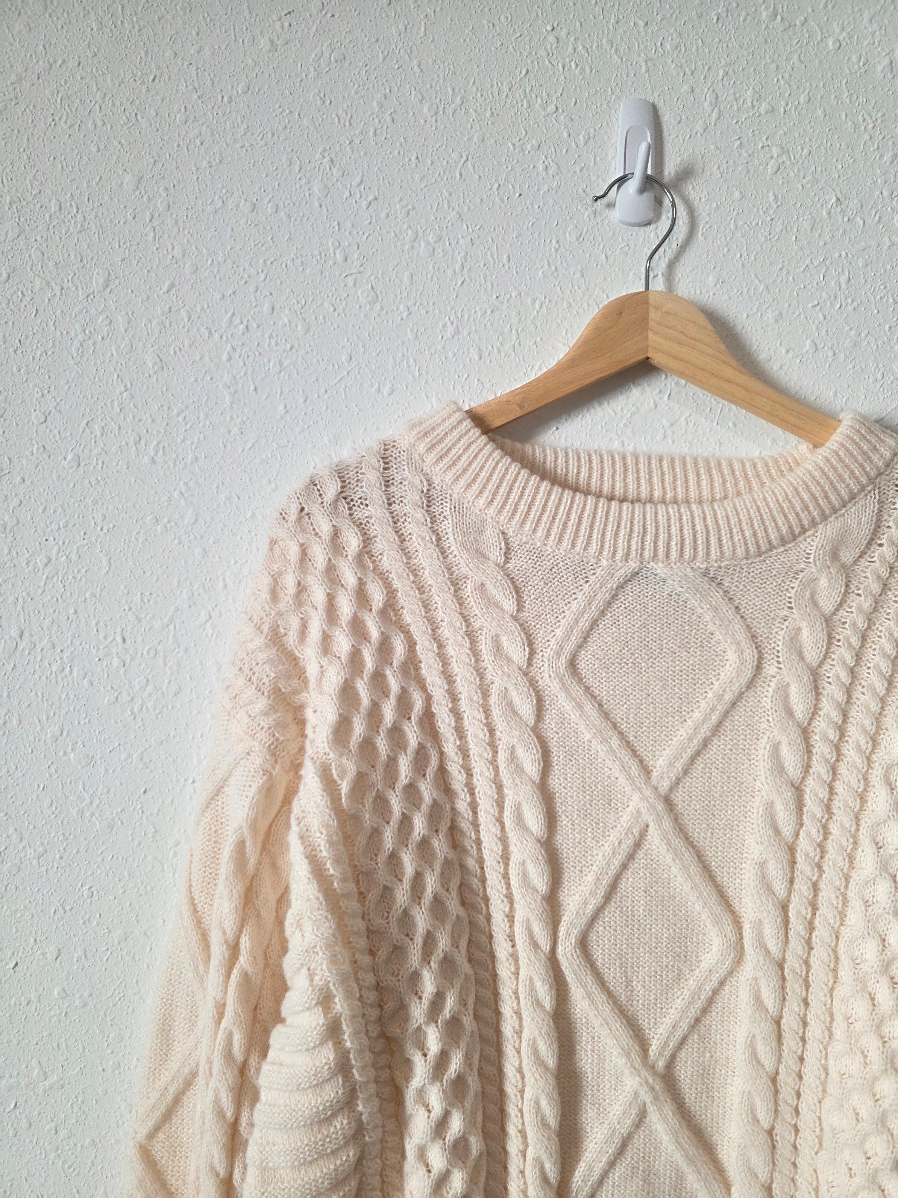 Aelfric Eden Chunky Cable Knit Sweater (L)