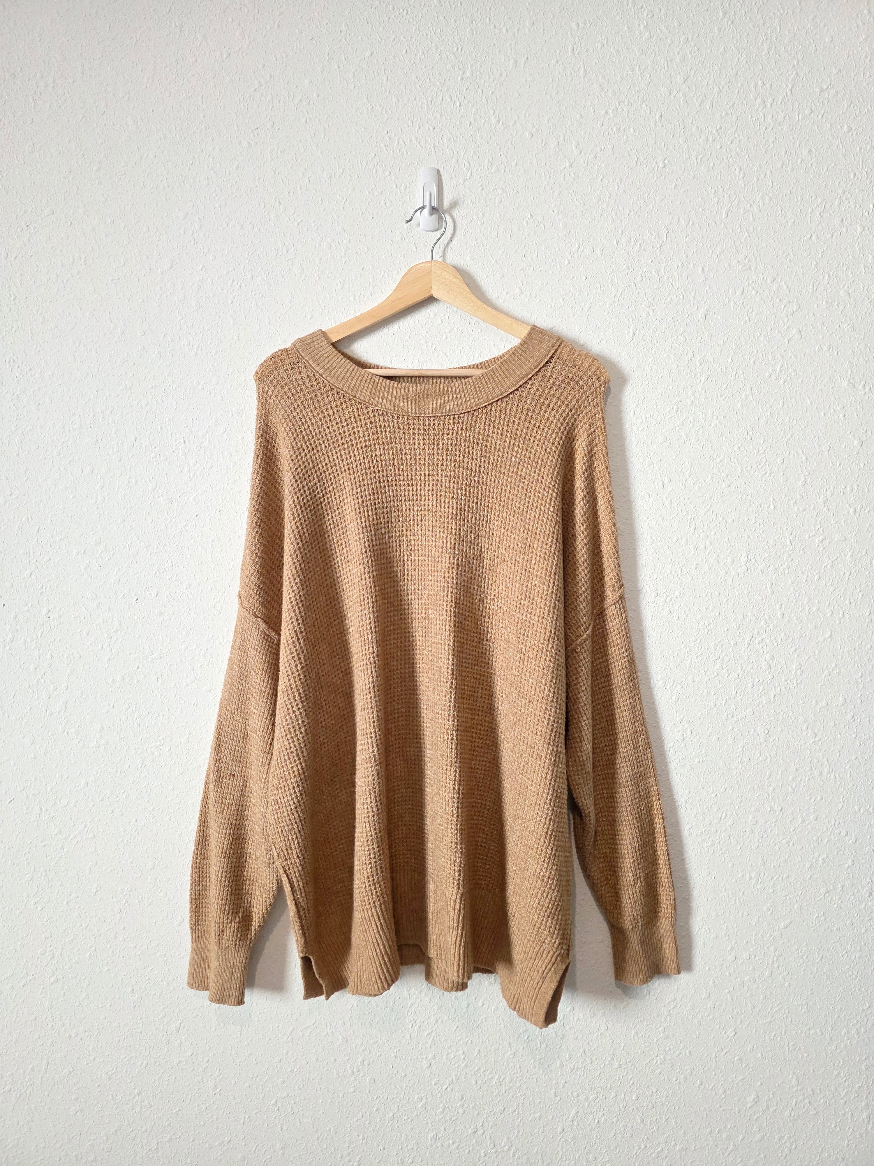 Aerie Cozy Waffle Knit Sweater (M)