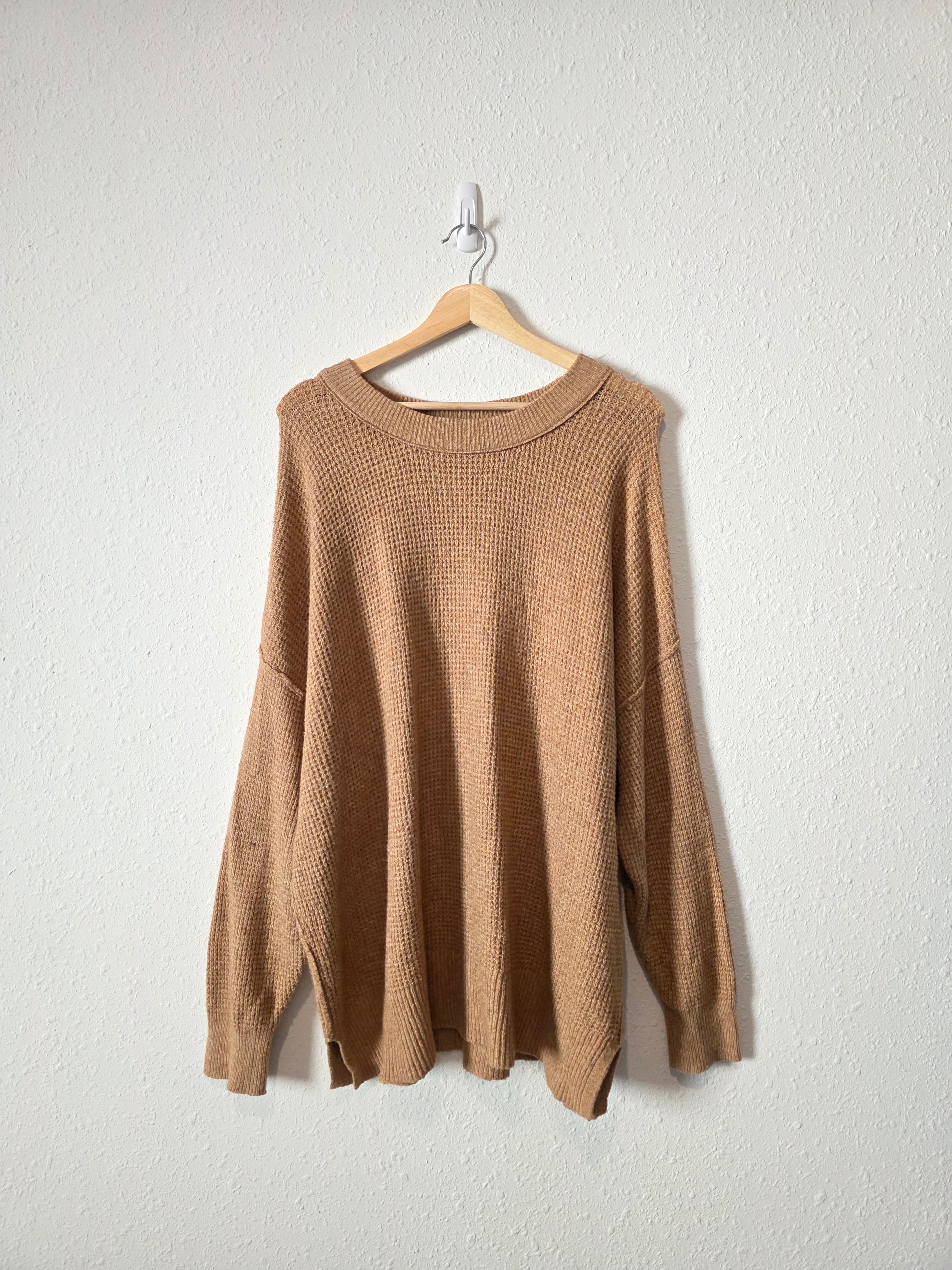 Aerie Cozy Waffle Knit Sweater (M)