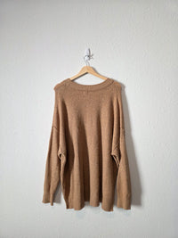 Aerie Cozy Waffle Knit Sweater (M)