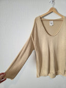 Aerie Oat Textured Sweater (M)