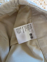 Neutral Wide Leg Cargo Pants (S)
