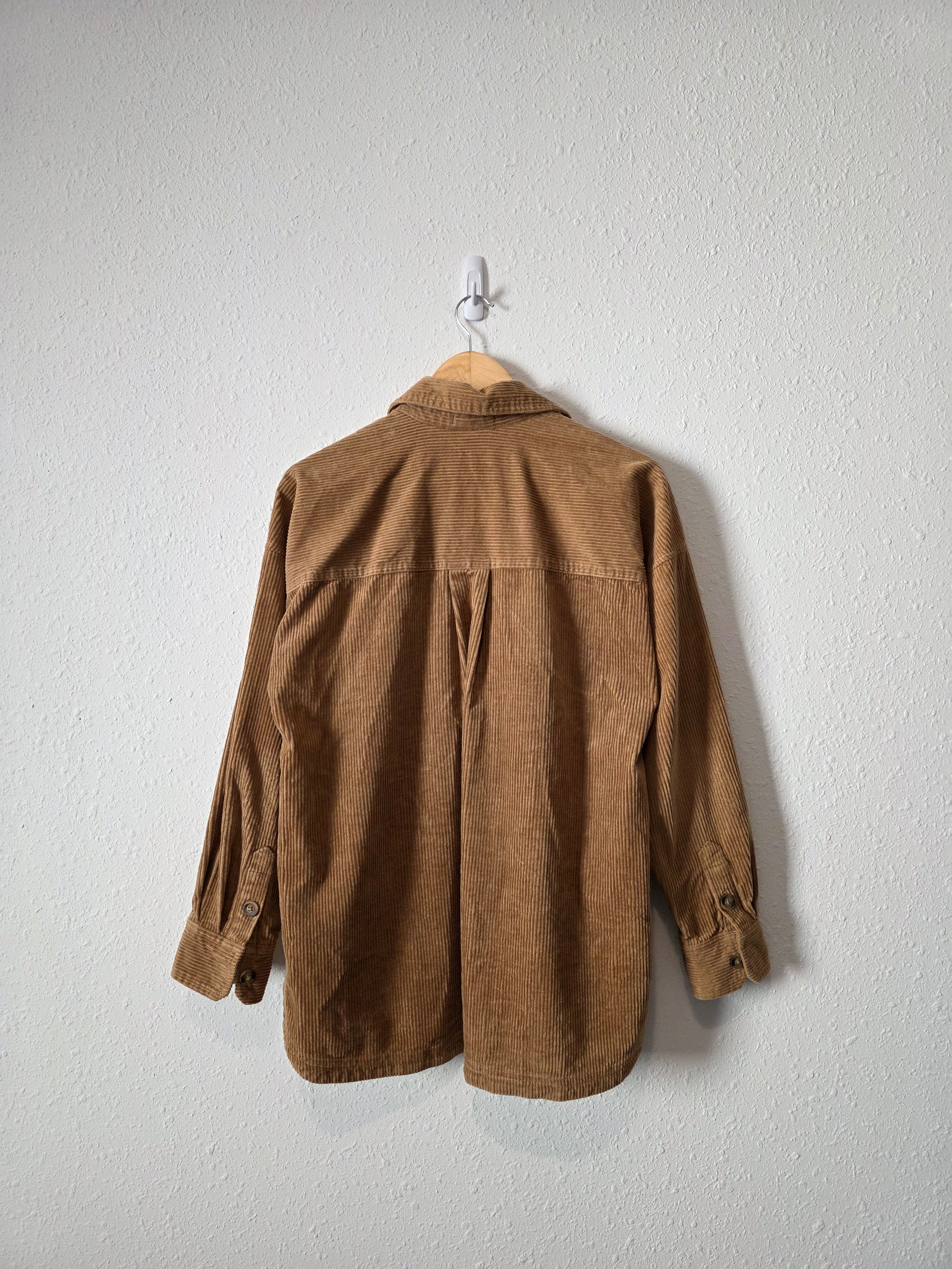 Oversized Corduroy Shirt Jacket (M)