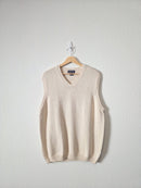 Vintage Oat Cotton Sweater Vest (L)