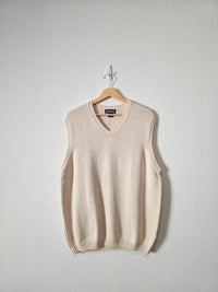 Vintage Oat Cotton Sweater Vest (L)