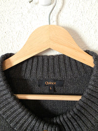 Quince Charocal Organic Cotton Cardigan (L)