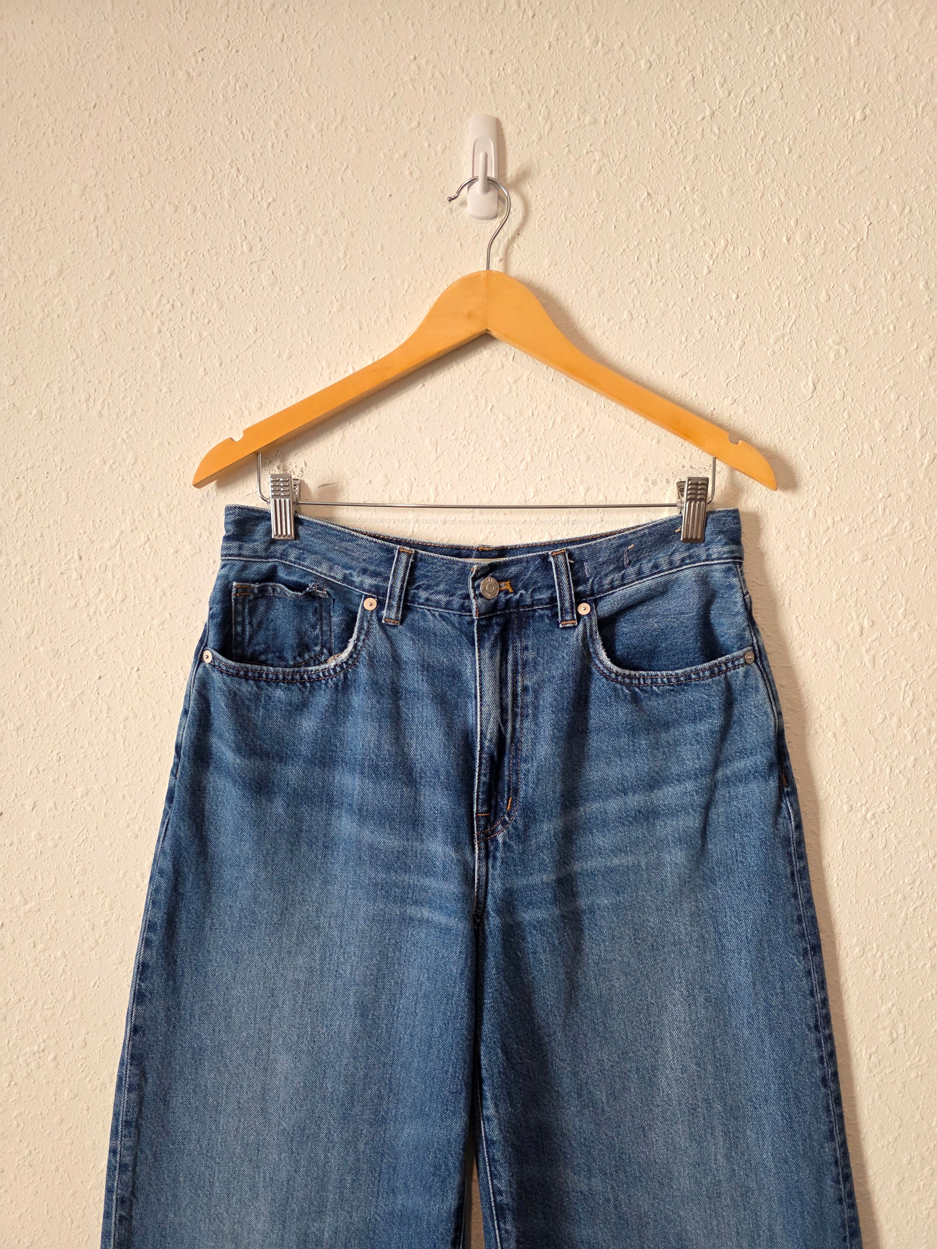 Madewell Relaxed Wide Leg Jeans (28)