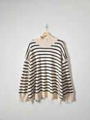 Banana Republic Striped Mockneck Sweater (XXL)