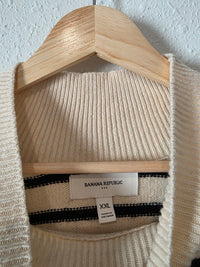 Banana Republic Striped Mockneck Sweater (XXL)